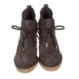 Louis Vuitton Monogram Wedge Booties